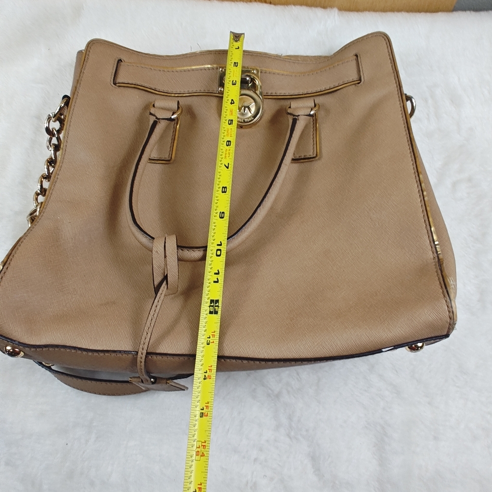 MICHAEL Michael Kors Brown Leather Hamilton Travel Tote - Picture 10 of 12